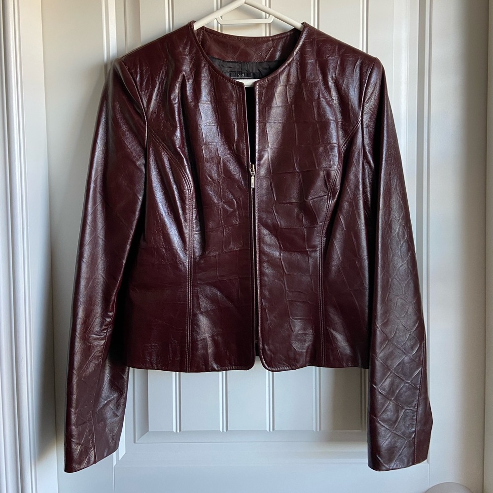 Women’s leather jacket size 12